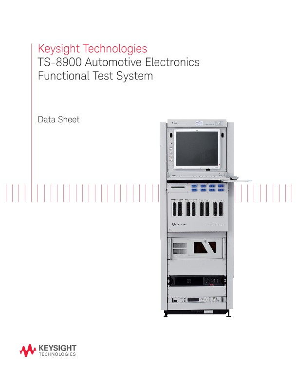 TS-8900 Automotive Electronics Functional Test System | Keysight